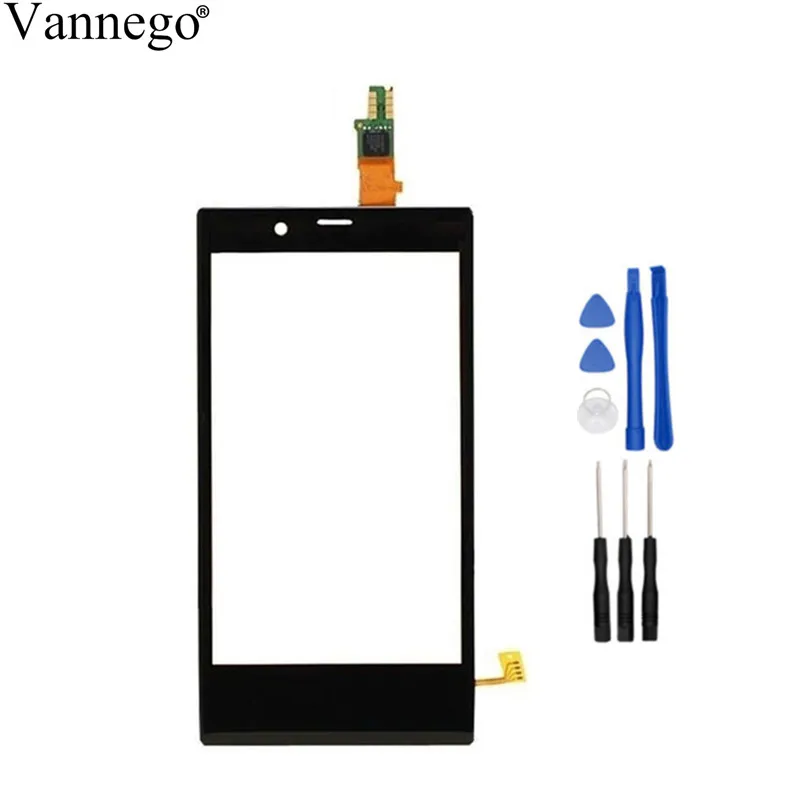 

Vannego Touch Screen for Nokia Lumia 720 N720 Outer LCD Front Screen Glass Lens Cover Replacement Digitizer Sensor Lens Parts