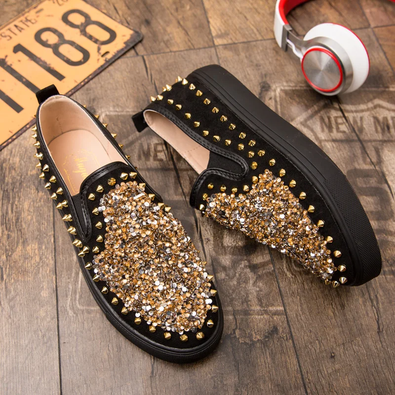 designer rivets leather shoes men luxury brand spiked male footwear rhinestones fashion dress wedding studded oxfords for men (24)