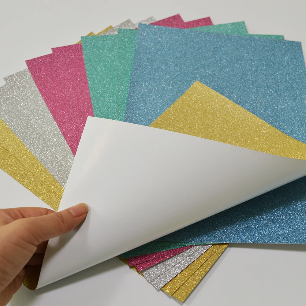 Myfoils A4 блестящая наклейка с одной стороны блестящие складные однотонные бумаги