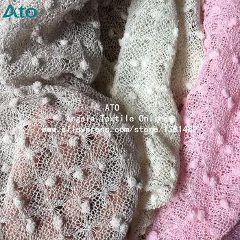 

Knit Dots Fabrics, small balls knit fabrics, for dolls fabrics, newborn photography baby fabrics