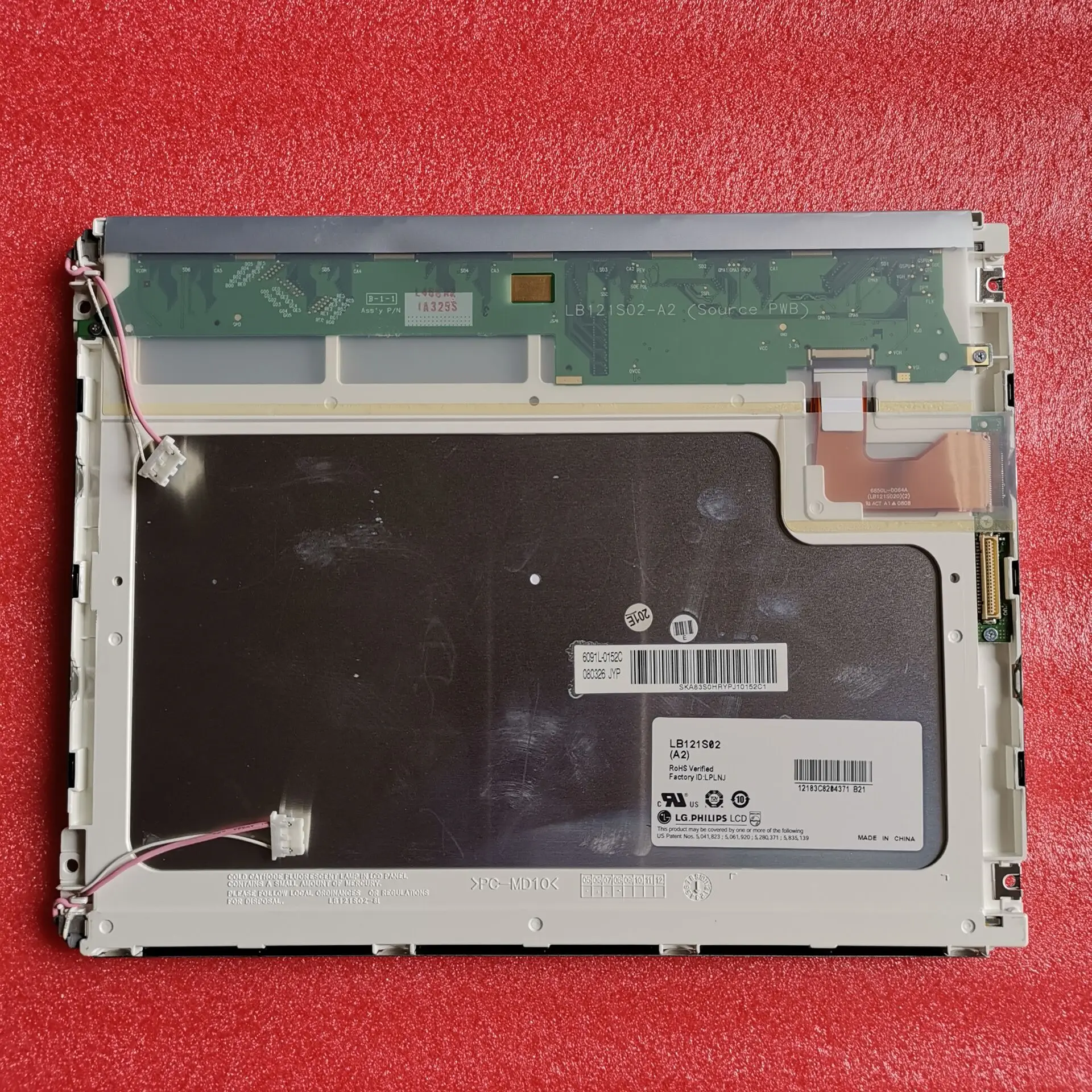 

12.1 Inch for LG LB121S02-A2 800 RGB *600 SVGA LCD Panel