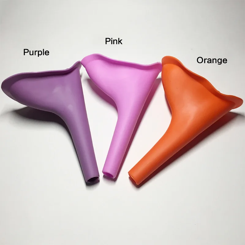 

1PC Women Urinal Soft Silicone Urination Device Travel Outdoor Camping Portable Stand Up Pee Urine Toilet Parts Urinals Fixture