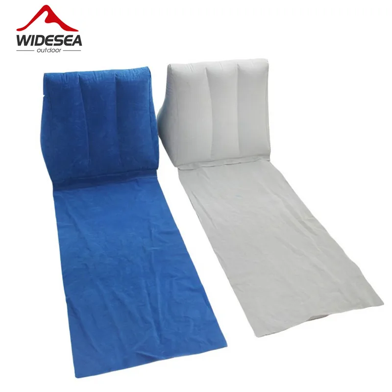 WIDESEA الشاطئ حصيرة فراش للتخييم كراسي الشاطئ وسادة مع نفخ وسادة كرسي بحر قابل للطي التخييم السفر سرير هوائي WIDESEA الشاطئ حصيرة فراش للتخييم كراسي الشاطئ وسادة مع نفخ وسادة كرسي بحر قابل للطي التخييم السفر سرير هوائي