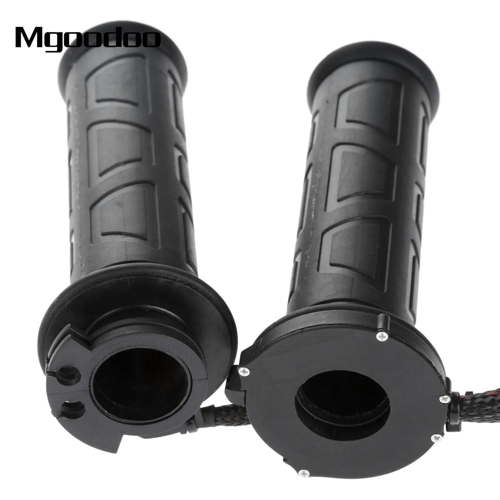 Mgoodoo 22mm 12V Motorcycle Electric Hand Heated Grips Motor Bike ATV Scooter Handlebar Hot Grip Hand Warmer For Honda Suzuki