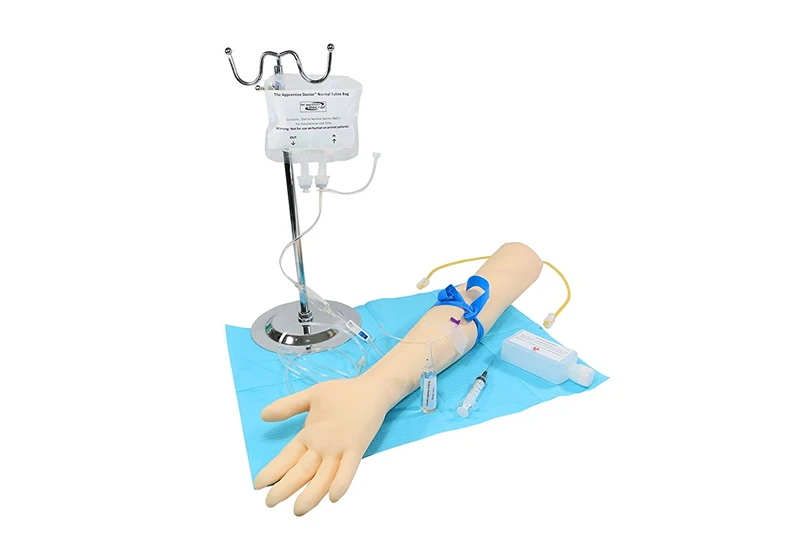 

Life Size Anatomical IV Phlebotomy Venipuncture Practice Arm IV anatomyInjection practice Medical Simulator Nurse Training kit