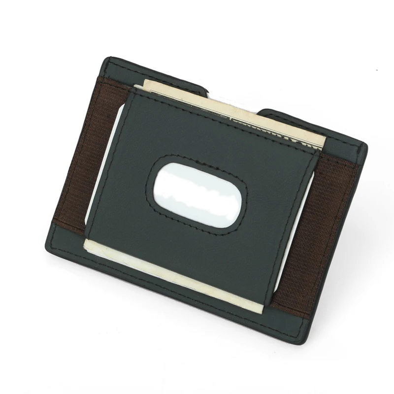 Super Slim Soft Wallet 100% Sheepskin Genuine Leather Mini Credit Card Wallet Purse Card Holders Men Wallet Thin Small (14)