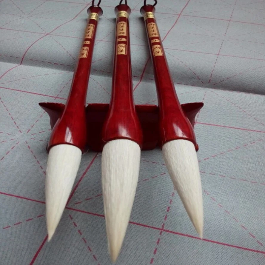 3pcs-chinese-calligraphy-brush-wool-hair-brush-with-red-wood-pen-holder-for-painting-calligraphy-artist-supplies