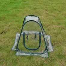 ПВХ складная теплица консерватория Мини Цветочная комната сад крышка растений борьба с вредителями чехол с изображением птиц