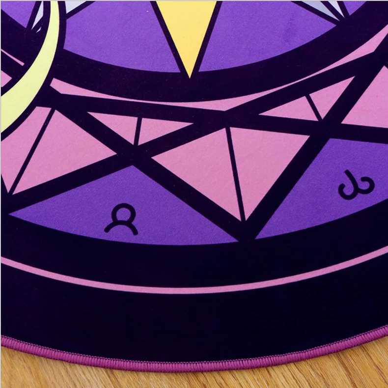  Cartoon Card Captor Sakura Rug Mat Magic Array Carpet Doormat Antislip Plush Princess Creative Hand