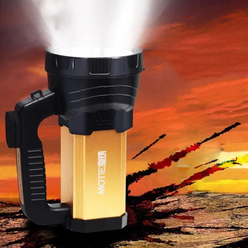 

LED Flashlight USB Rechargeable Outdoor Camping Fishing Hunting Caving Portable Lantern Emergency Torch Searchlight Spotlight