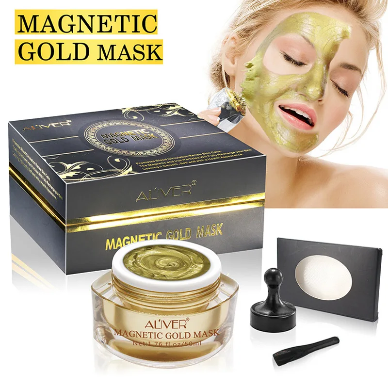 

ALIVER Mineral-Rich Magnetic Face Mask Pore Cleansing Removes Skin Face Care Clean SSwell