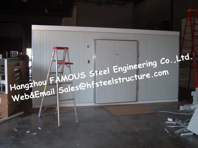 Container Cold Room Panel Pu Eps Sandwich Panel For Industrial