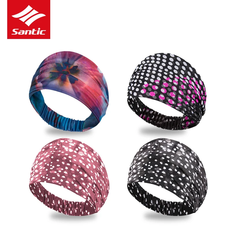 

Santic Cycling Running Sports Scarf Absorbent Sweat Headband for Fitness Running Cycling Training Women Tied Hair Accessories