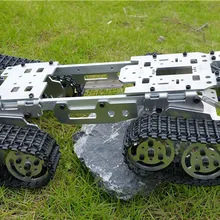 Wzy569 Smart Р/У танки автомобиль грузовик робот платформы climbin металлический бак шасси DIY 350 об./мин. ЧПУ сплав тела+ 4 Пластик треки+ 4 Двигатели