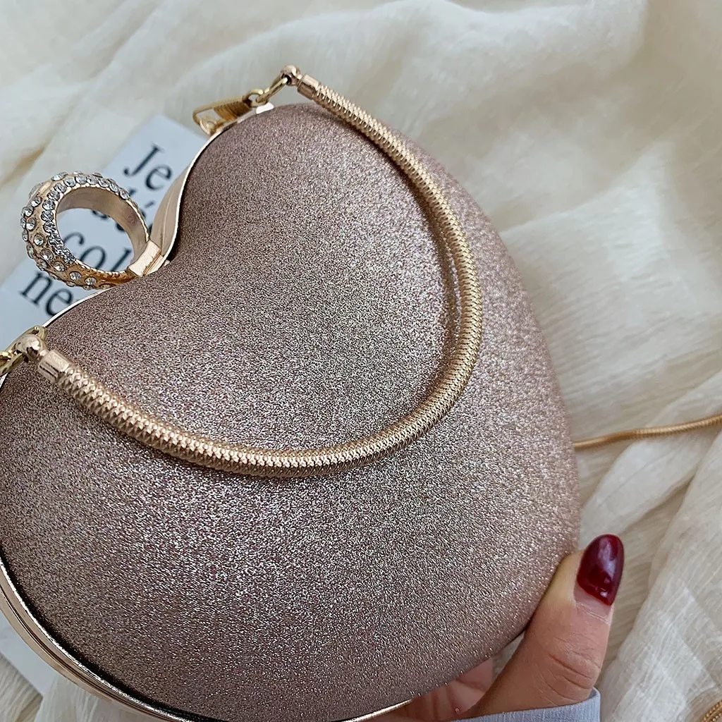 35 модные маленькие сумки через плечо для женщин Мини PU кожа Сердце Bling сумка через плечо для девушек Дамский телефон кошелек