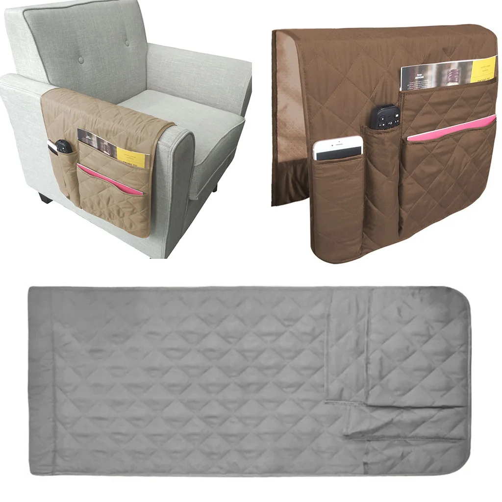 Us 6 74 30 Off Waterproof Sofa Couch Remote Control Holder Arm Rest Organizer Storage Bag Pouch Pocket Mar 12 In Bags From Home Garden On