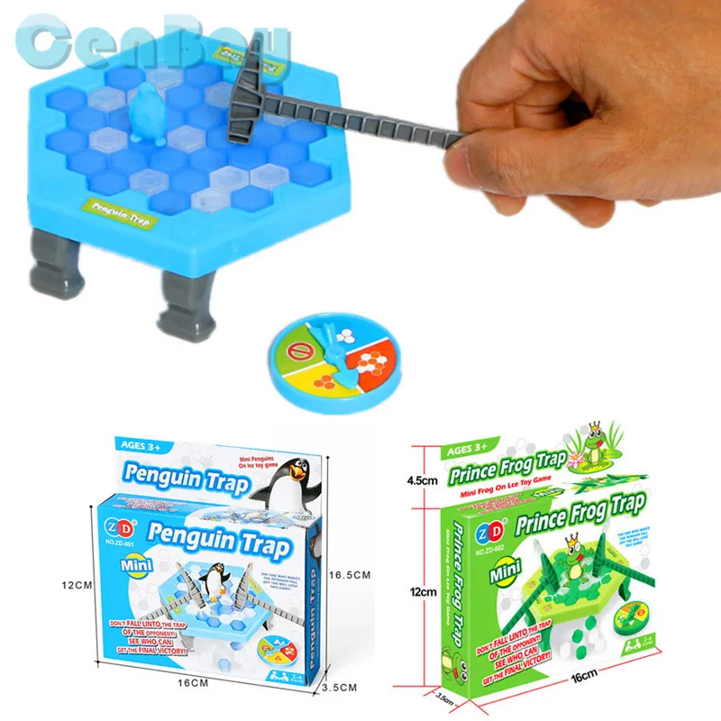 

Mini Penguin Trap Board Game Ice Breaking Save The Penguin Party Game Parent-child Interactive Entertainment TableToys Kids Gift