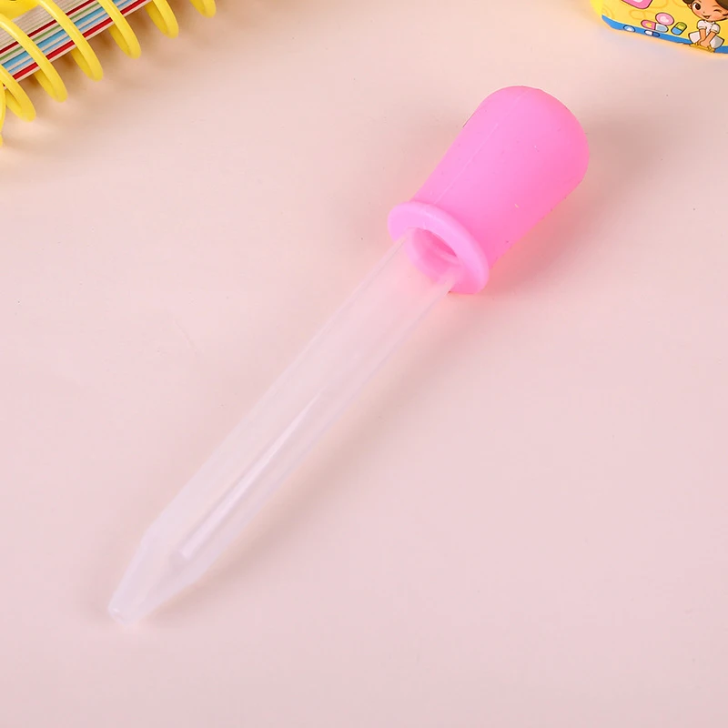 

Baby Medicine Dropper Clear Silicone Plastic Pipette Liquid Food Feeding Droppers Burette M09