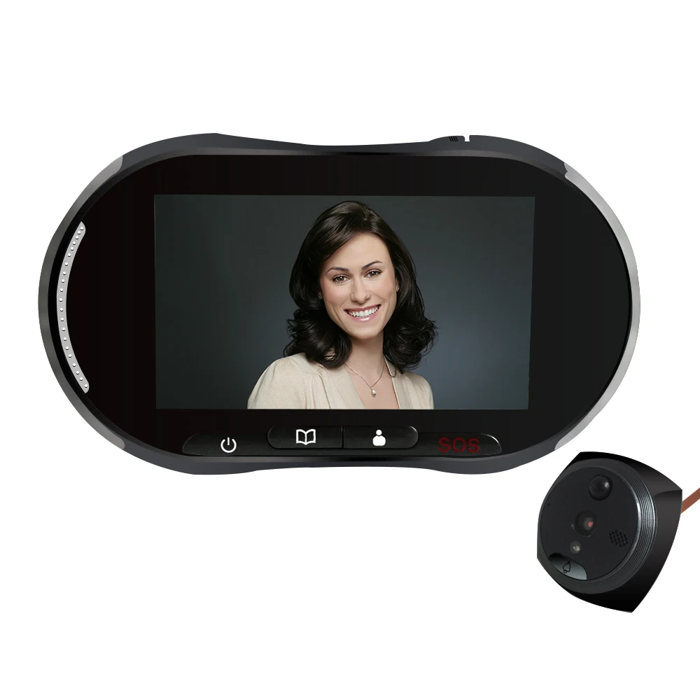 

5 inch Digital Video Door Viewer Doorbell Peephole Camera Supports TF Card