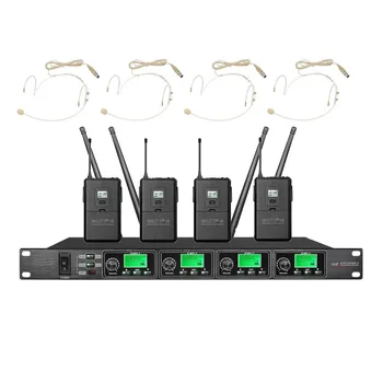 

Bolymic Wireless Headset Microphones Systems uhf stage performance microphone system for Party Church,school, Business Meeting