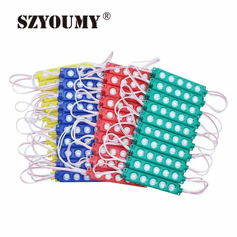 

SZYOUMY SMD 5630 LED Injection Waterproof LED Module Light Module Back Light DC12V 5 Led 500pcs Free Dropship