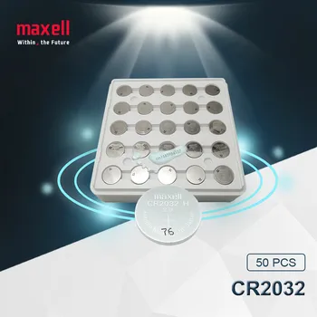 

50pc maxell original brand new battery cr2032 3v button cell coin batteries for watch computer toy remote control cr 2032