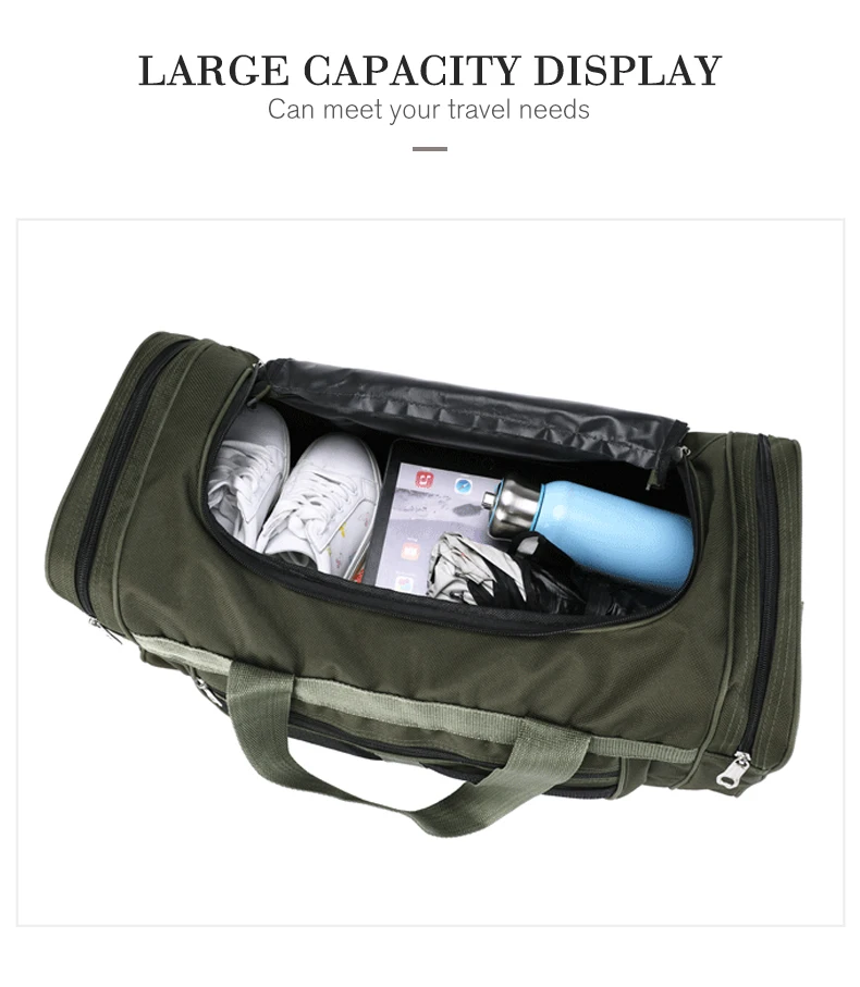 Многофункциональная Складная Нейлоновая Мужская Дорожная сумка большой ...