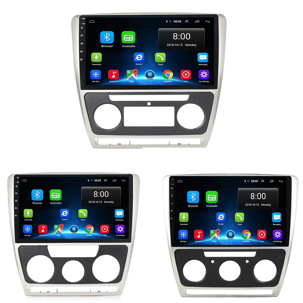 Android 8 1 для Skoda Octavia навигационная система стереомагнитола мультимедиа с Bluetooth Wifi