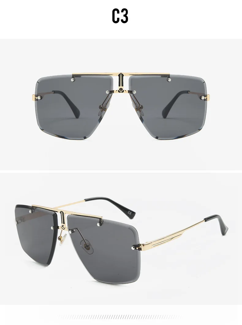 JackJad, модные мужские крутые стильные градиентные солнцезащитные очки без оправы, уникальные солнцезащитные очки с понижающими линзами, фирменный дизайн, солнцезащитные очки Oculos De Sol