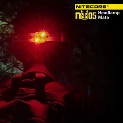 Nitecore NU05 Headlamp 35 Lumen White / Red Light High Performance 4LED Lightweight USB Rechargeable Outdoor Cycling Headlight F Nitecore NU05 Headlamp 35 Lumen White / Red Light High Performance 4LED Lightweight USB Rechargeable Outdoor Cycling Headlight F