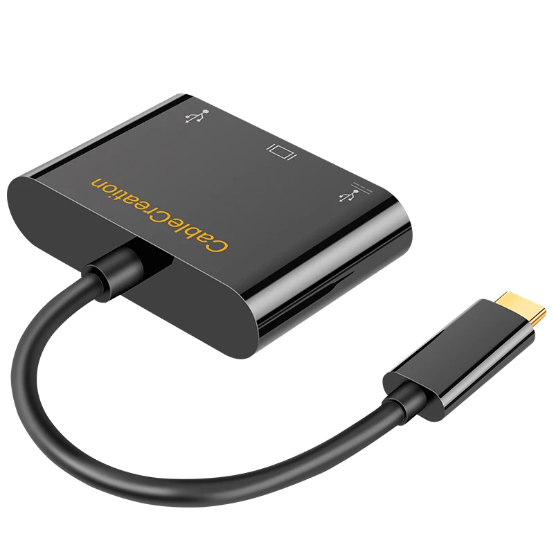 Адаптер для передачи данных адаптер 3 в 1 Type C HDMI 4K женский USB 0 совместимый хаб
