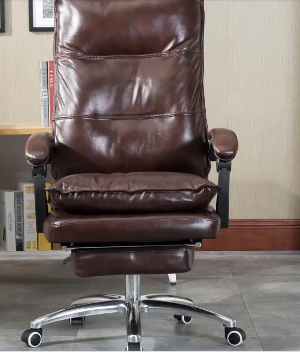 مريح كرسي الكمبيوتر. الرئيسية مكتب الرئاسة. حقيقية الجلود المفروشات كرسي. قطب chair.06