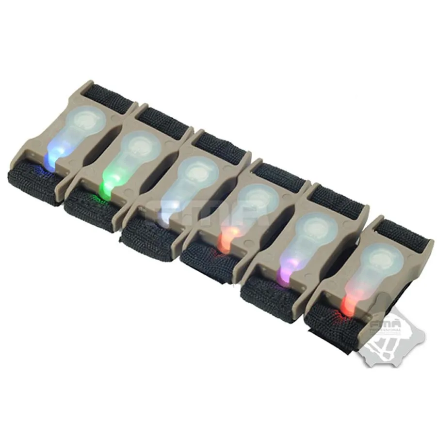 

Outdoor Airsoft Tactical FMA 1 inch Webbing SPLIT BAR Strobe Light DE TB910 Free Shipping