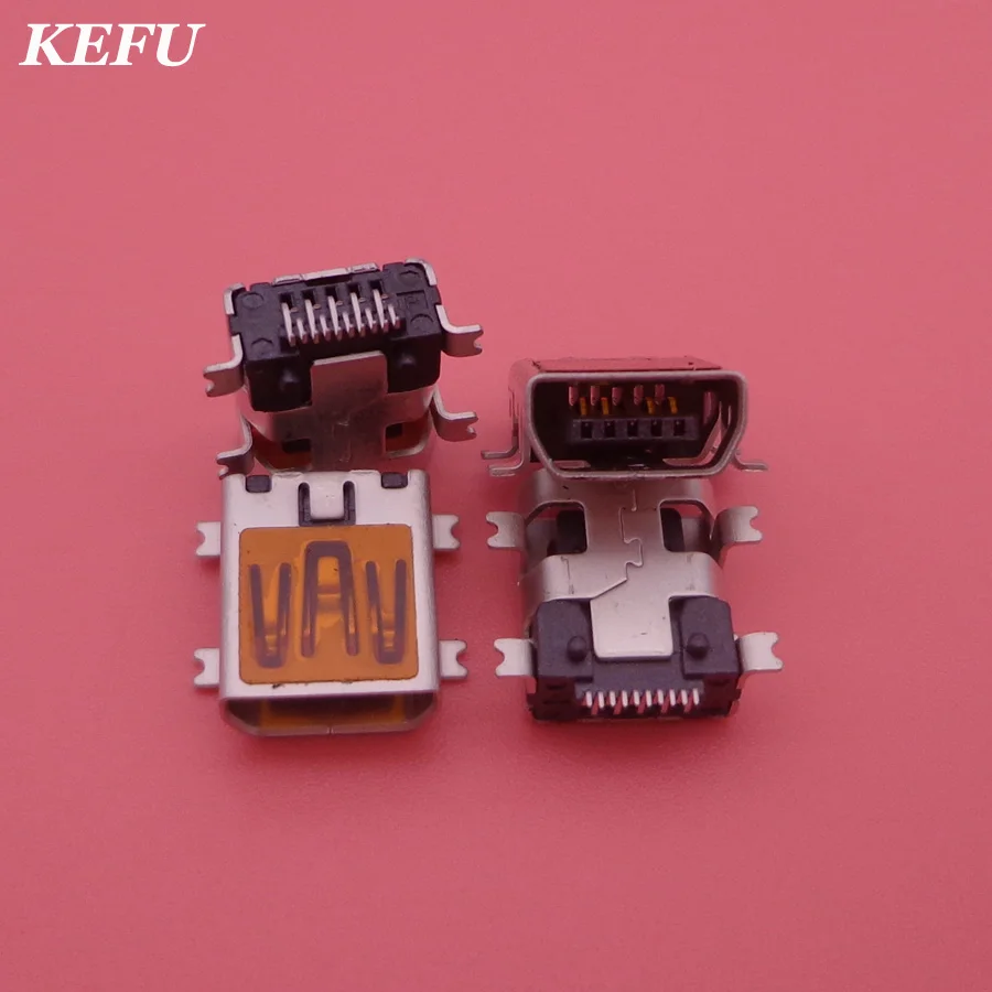 100pcs High Quality 10p 10pin Mini USB Connector, Mini usb charging
