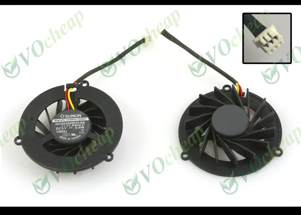 

New Laptop cooling fan (cooler) For ACER Travelmate 4000 6000 8000 series - GC054509VH-8A 11.V1.B969.F.ZW6