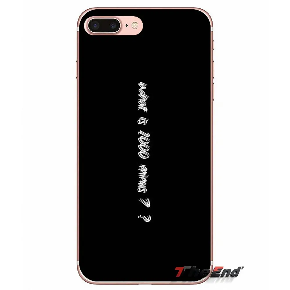 What's 1000 Minus 7 tokyo ghoul чехол для iPhone X 4 4S 5 5S 5C SE 6 6S 8 Plus Samsung Galaxy J1 J3 J5 J7 A3 A5 2016 2017|case for