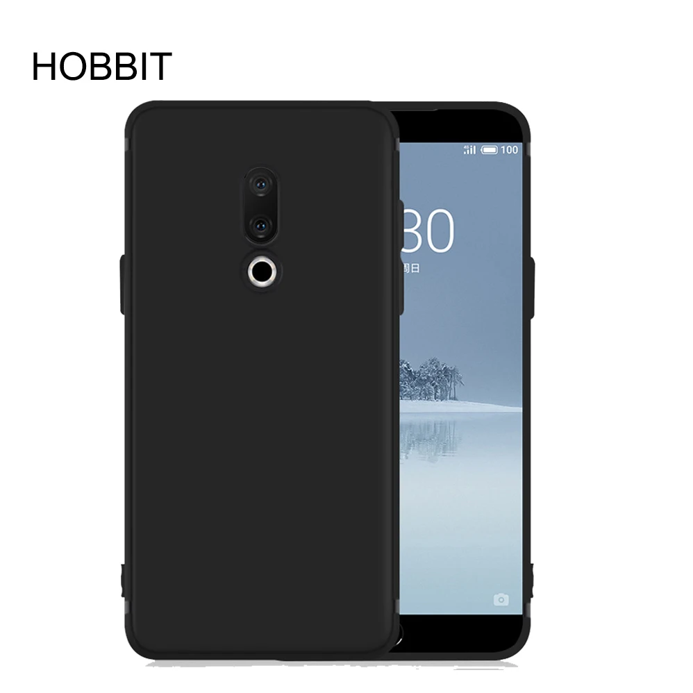 

For Meizu 15 / 15 Plus / 15 Lite M15 Matte Black Case Soft TPU Silicone Back Case Black Matte Shockproof Back Cover Case