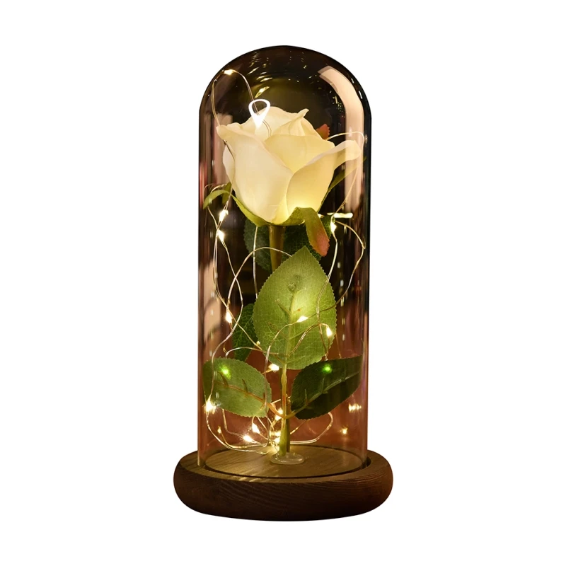 Красавица и Чудовище Роза, Роза в стеклянном куполе, forever rose, красная роза, сохраненная Роза, Belle Rose, специальный романтический подарок