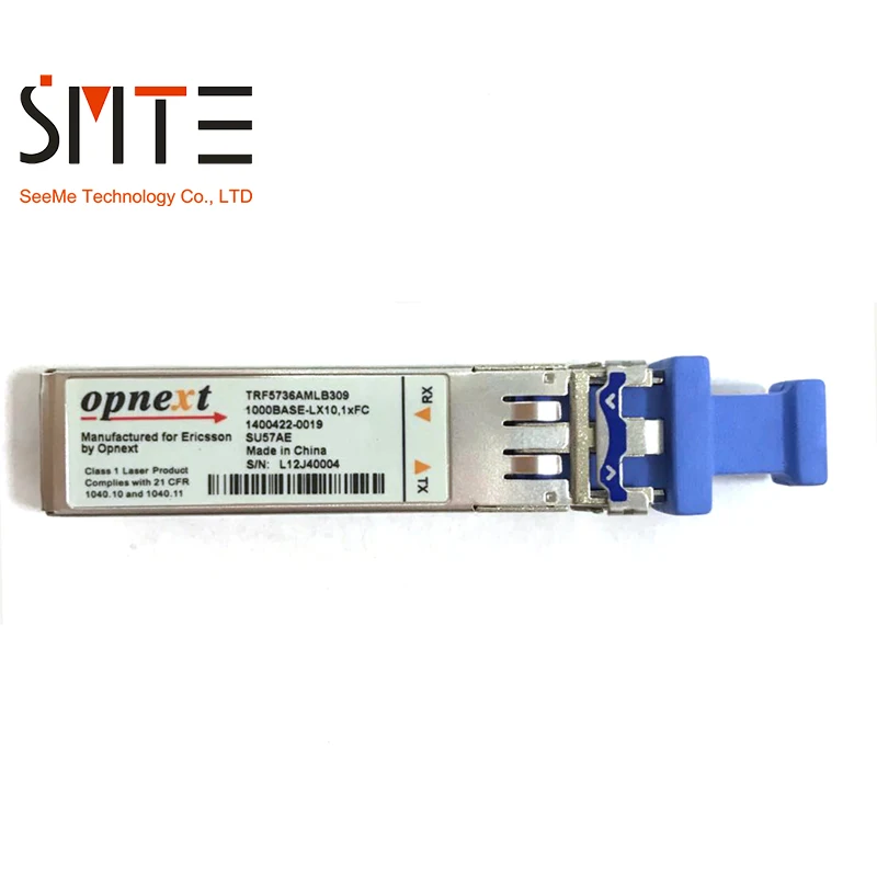 TRF5736AMLB309 1 25G 10KM 1000BASE-LX10 1XFC 1400422-0019 изготовлено для Ericsson от Opnext Class лазерный продукт |