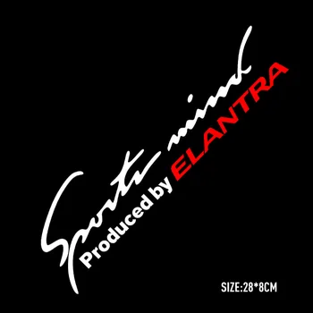 

Customization SPORTS MIND Car Styling Stickers and Decals On Car Lamp Eyebrow for HYUNDAI ELANTRA Auto Decoration Accessories