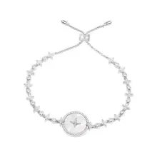 [MeiBaPJ] Очень красивые браслеты со звездами, S925 Серебряные Браслеты, ювелирные изделия, модные, темпераментные, подходят ко всему для женщин