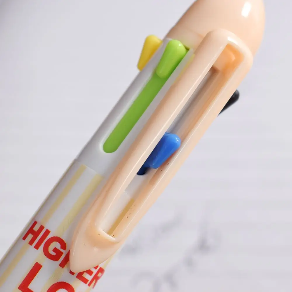Лимит показывает 1 шт. новинка многоцветная шариковая ручка многофункциональный 7 в 1 Красочные Канцтовары Творческие Школьные принадлежности