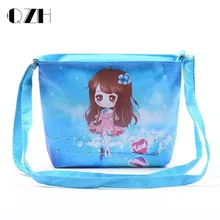 New 2016 Children Baby Girls Cute Cartoon Handbag Dsigns Shoulder Bags Women Messenger Bags Multicolor Handbag Wholesale