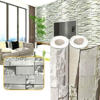 

Self-adhesive Wallpaper DIY Wall Sticker Panels Decal Waterproof Decor PVC