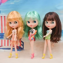 Poupée Blyth 1/6 articulée, poupée néo Blyth, nue, personnalisée, brillante, avec visage, possibilité de changer de maquillage et de robe, DIY, usine