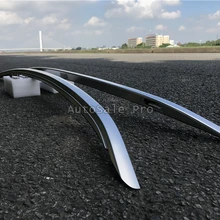 Для Mercedes Benz GLC спортивный режим алюминиевый сплав Серебряный Топ Багажник на крыше автомобиля боковое украшение бара отделка