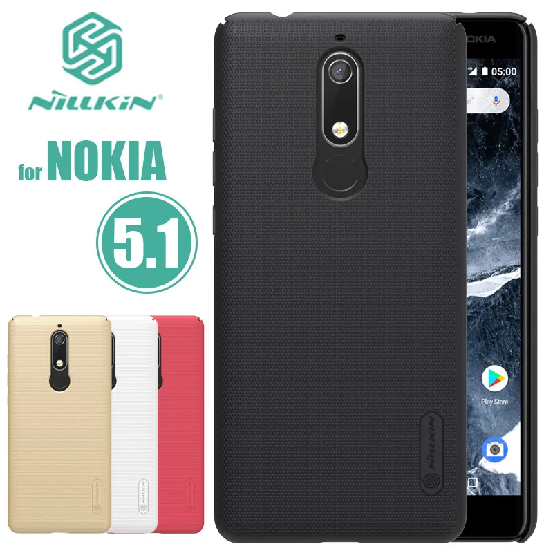 

for Nokia 5.1 Case Nillkin Super Frosted Phone Case Nokia5.1 Ultra-thin Matte Hard Back Cover Case for Nokia 5.1 Nilkin Case