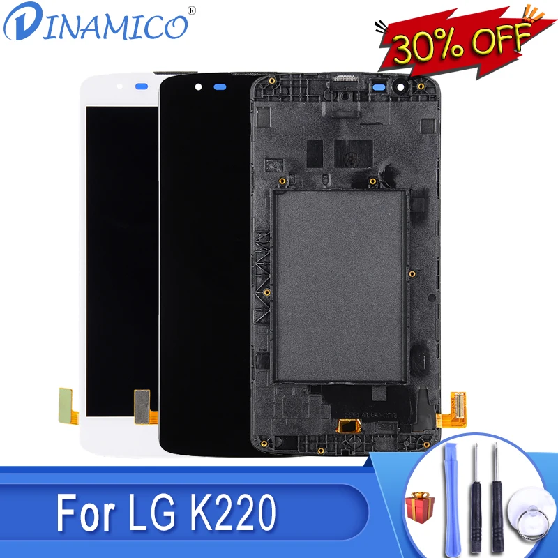 

Dinamico Promotion K8 LTE Lcd For LG K350 Lcd K370 K373 K371 Display Touch Screen Digitizer Assembly With Frame Free Shipping