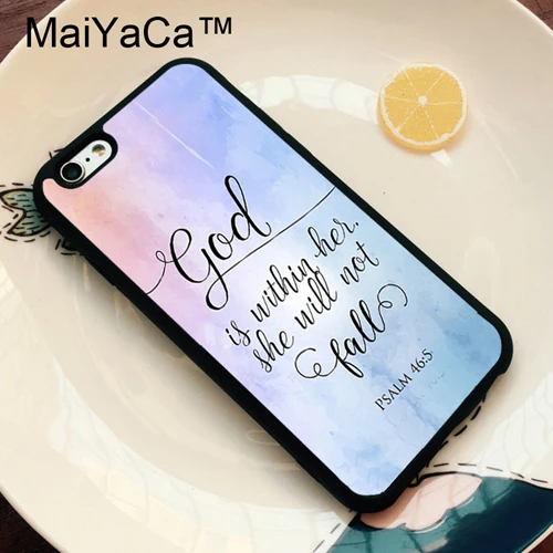 Чехол для телефона MaiYaCa Christ Jesus Bible Verse Cross из ТПУ для iPhone 11 Pro MAX X XR XS MAX 6 6s 7 8 Plus 5S задняя крышка - Цвет: 5636