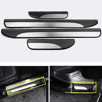 

For Honda Accord 14-17 Stainless Steel ABS Door Sill Scuff Plate Entry Trim 4DR